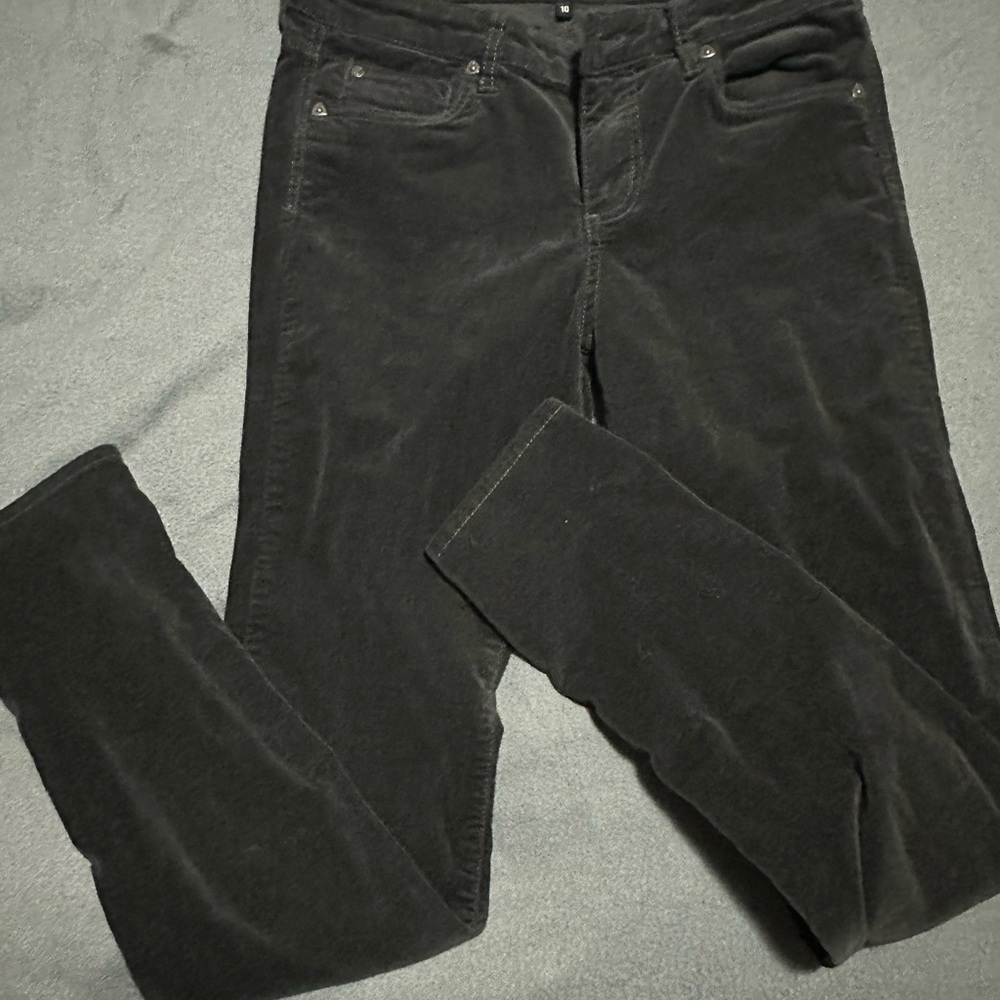 Dark Grey/Black Corduroy Pants